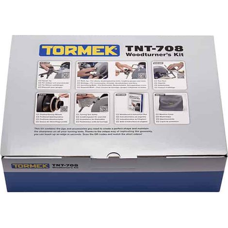 Tormek – Kit accessoires de tournage TNT-708 – Dispositif SVD-186 pour tubes rotatifs – Dispositif SVS-50 pour fer à fente – Multifonction TTS-100