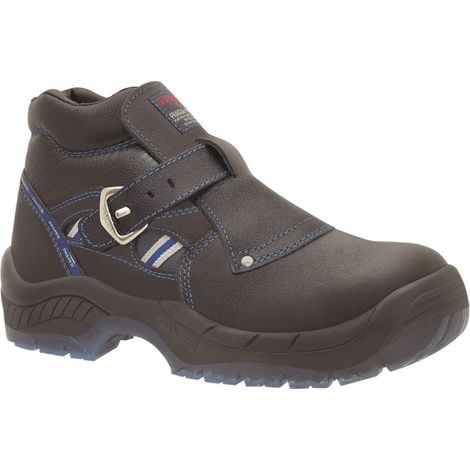 Bota seg. t48 s3 fragua plus s3 piel flor negra pu/pl no met