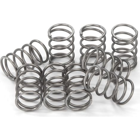 10 Pièces - Ressort De Compression - Acier Inoxydable - Haute Résistance Et Élasticité - Pour Mécanique Et Électroménager - Couleur Acier - 1,2x10x20 Cm (1/5)