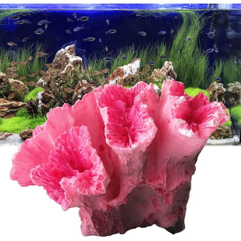 Deco Aquarium, Artificielle Deco Corails Aquarium Plante, Coraux Rose Décoration D'aquarium, pour Décoration Aquarium à Poissons, Balances D'aquarium, Aménagement Paysager (1/5)