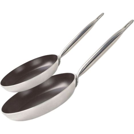 Set de 2 Poêles 24 et 32 cm céramique sans PFAS Bistro Line Elo (1/5)