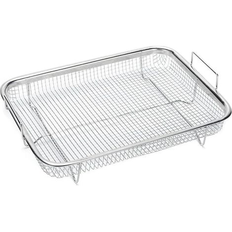 plat à four, panier à griller en acier inoxydable, grille antiadhésive, panier à griller (1/5)