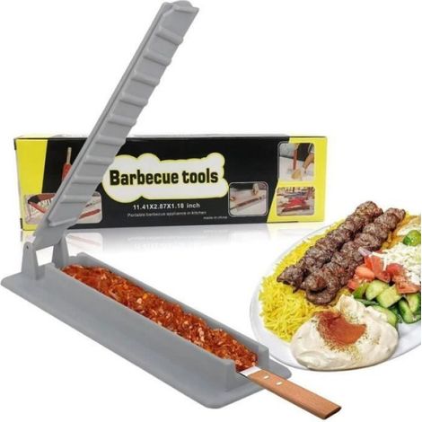 Ustensile de barbecue - AMOUNE - Machine à kebab - Anti-adhésif - Idéal camping - Pique-nique (1/5)