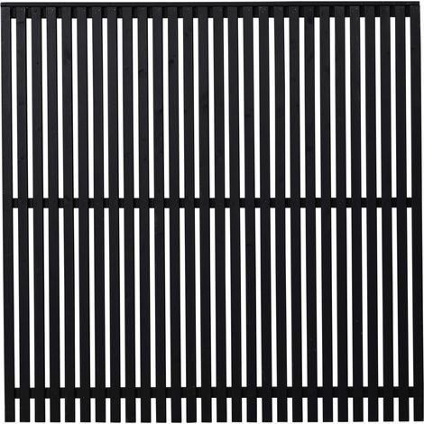 Plus Zaun Sendai 180 x 180 cm RAL 9005 Schwarz (1/3)