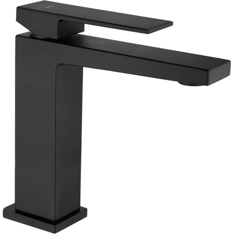 Sapho Spectre - Grifo de lavabo, negro mate 1102-74B (1/2)