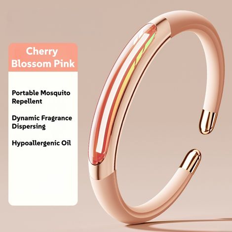 Bracelet Anti-Moustiques Réutilisable -  Plaquettes Incluses aux  Essentielles - 1Mois de Protection - Sans DEET