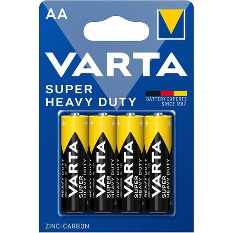 12 x VARTA BATT SUPERLIFE ZINCO STILO BL 4 PZ