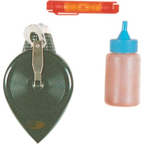 TRACCIATORE ALLUMINIO C/LIVELLA E POLVERE BLISTER