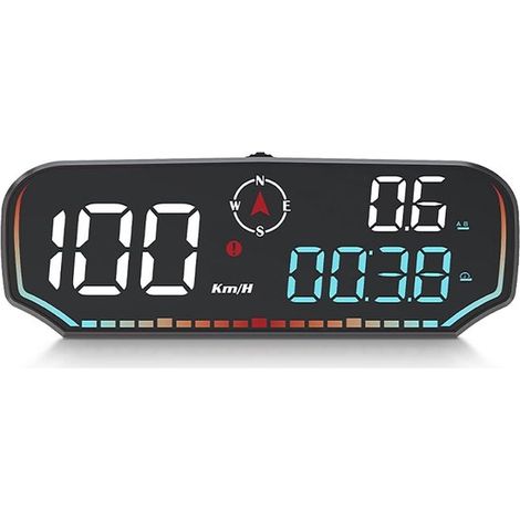 Compteur de vitesse GPS, compteur de vitesse numérique (mph), affichage tête haute, identification du véhicule, mises à jour en temps réel, avertissements de limitation de vitesse (1/5)