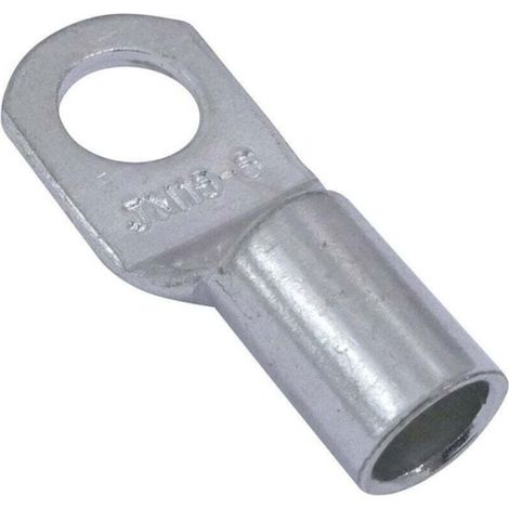Cosses Electriques À Oeillet Tubulaire - Ø6mm - Non Isolées - Pour Conducteur 16mm² - Lot De 10 (1/3)