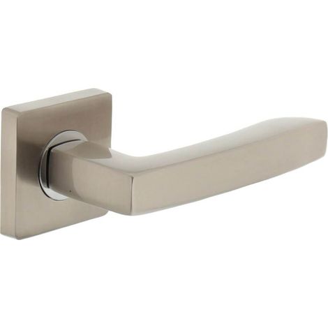 Poignée de porte étanche Dean carré nickel mat - 0019.171402