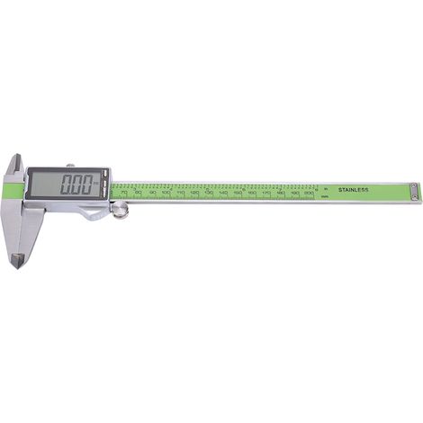 Pied à coulisse numérique précis en acier inoxydable haute résistance, règle électronique de 200 mm (1/5)