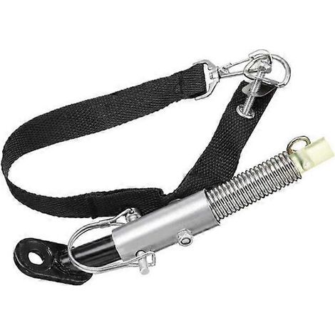 Attelage de remorque à vélo gauche, attelage universel pour remorque à vélo (noir) (1/5)