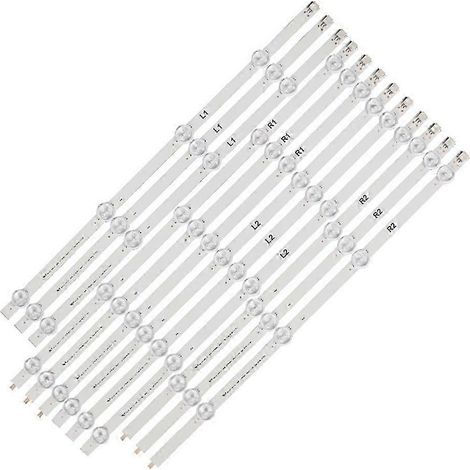 Bande LED de 12 pièces pour 47LN5708-ZA, 47LN570R-ZA, 47LA620S, 47LN5400, 6916L-1174A, 6916L-1175A, 6916L-1176A, 6916L-1177A et 47LA620S (bonne qualité) (1/5)
