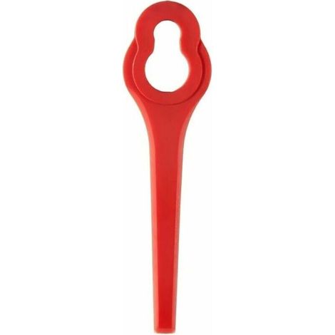 Lot de 50 lames plastique compatibles Ferrex Aldi FAR 20-i, coupe-bordure sans fil, couteaux rechange (1/5)