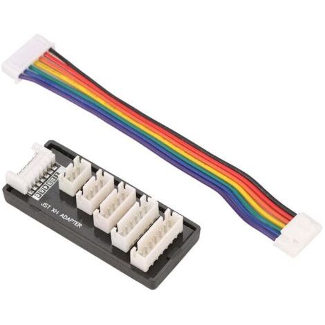 Adaptateur de charge d'équilibrage avec câble, carte d'équilibrage de batterie Lipo, carte d'extension de charge d'équilibrage JST XH pour batterie LiPo 2S-6S