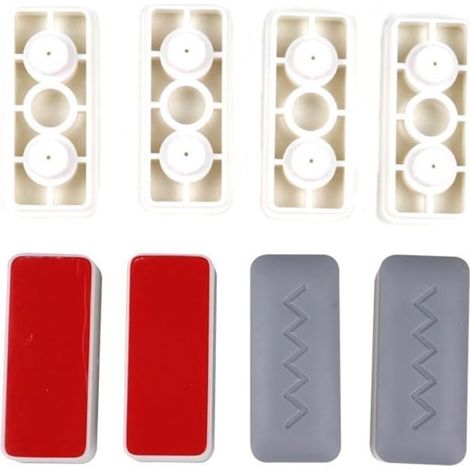 Tampons Siège Toilette ABS Gris 5.2cm Tampons Siège Toilette (1/5)