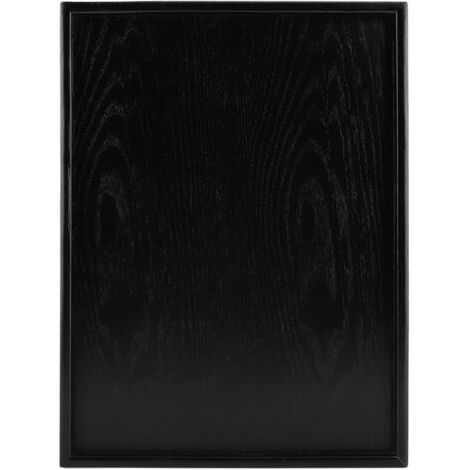 BUNTHAUS Rectangle Forme Bois Massif Thé Café Snack Nourriture Repas Plateau de Service Assiette Plateaux 40 x 30 cm (1/5)
