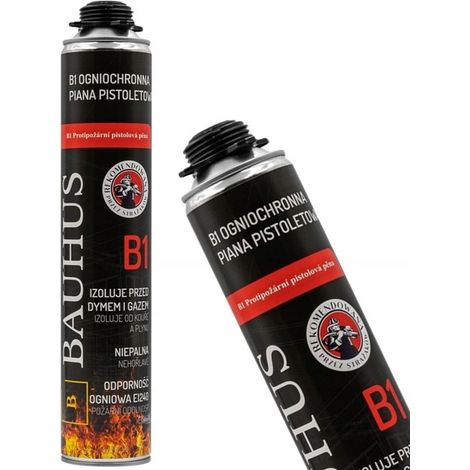 Espuma de montaje ignífuga Bauhus B1 750 ml (1/5)