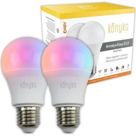 Konyks Antalya RGB LED-Glühbirne doppelt Pack (1/2)