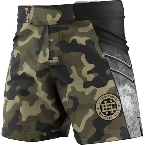 Pantaloncini sportivi militari da uomo, taglia 2XL, mimetici