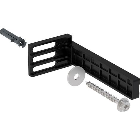 Geberit Befestigungswinkel für Wandklosetts, 16cm, Stahl/Kunststoff, 465027001 (1/5)