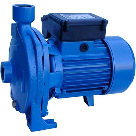 Pompe centrifuge à débit moyen 1Cv – Irrigation par aspersion – Corps en alliage de fonte – Débit max 2900L/h – Hauteur de refoulement 40m