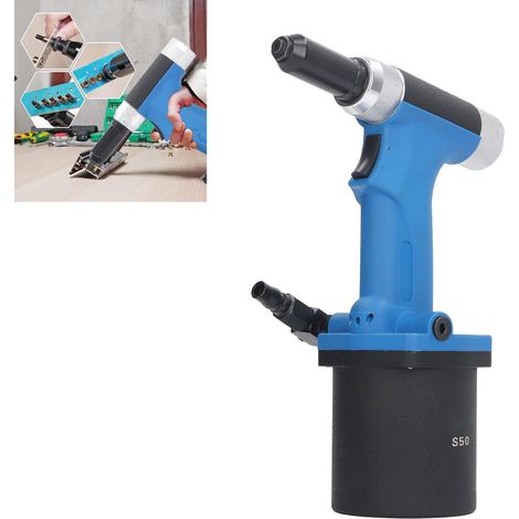 Le pistolet à riveter pneumatique portable S50 est utilisé pour riveter les écrous. (1/5)