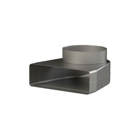 Raccord d'angle Rectangulaire/circulaire 250x80 -  ECONONAME - RCAGLRECCLDGAL25080