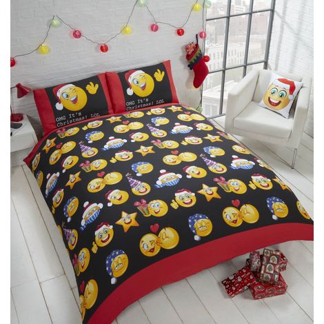 Housse de Couette icônes de noël, Multicolore, Simple. (1/2)