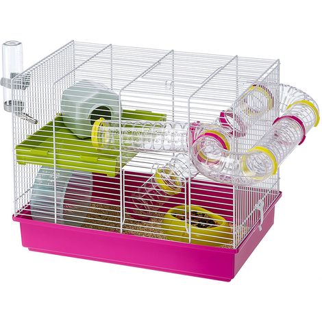 Ferplast LAURA Gabbia per roditori FERPLAST LAURA: adatta a Criceti, design italiano, accessori inclusi. . Variante LAURA - Misure: 46 x 29.5 x h 37.5 cm - (1/5)