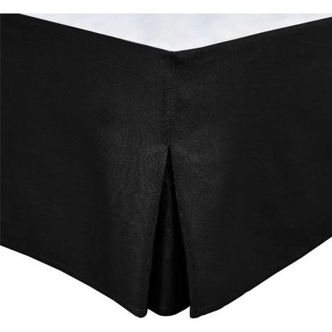 Copri Rete - HOME LINGE PASSION - 180 x 200 cm + 30 cm - Nero