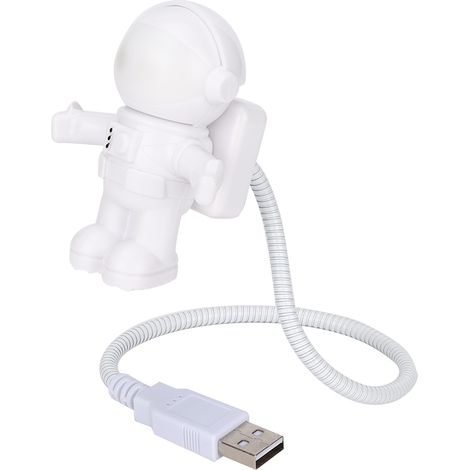 Mini veilleuse LED USB en forme d'astronaute à économie d'énergie pour ordinateur portable. (1/5)