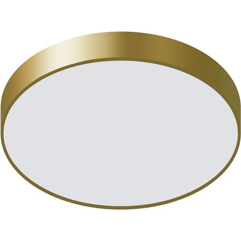 Italux Orbital - Moderne LED Flush Deckenleuchte Golden, Warmweiß 3000K 1800lm (1/3)