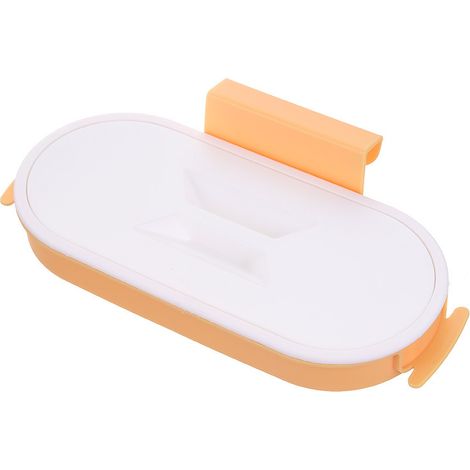 Soporte para bolsas de basura con tapa, para armario de cocina, para colgar en la puerta del armario, para colgar en la pared, para almacenamiento en la cocina, artículos para el hogar.