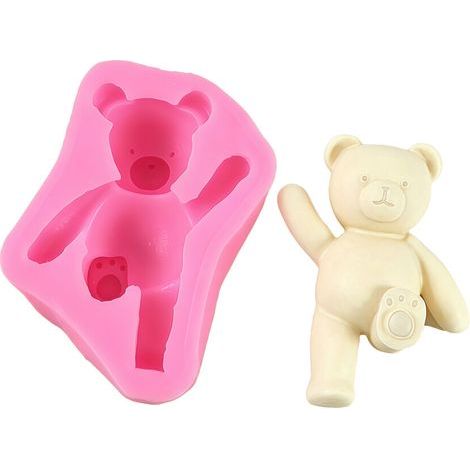 Moules à gâteaux ours en Silicone, pour la cuisson de gelées de