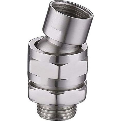 douche universel Pommeau de douche pivotant avec joint à rotule en laiton connecteur de bras de douche réglable composant (1/5)