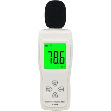 AS804 sonomètre numérique décibel 30d-130dB outil de Diagnostic testeur de surveillance analyseur de détecteur de bruit DB (1/5)