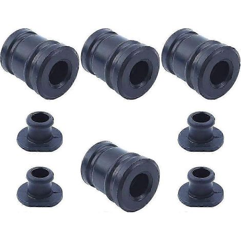 Kit de 4 supports de tampon AV avec bouchon pour tronçonneuse Stihl MS170 MS180 017 018 (neuf). (1/5)