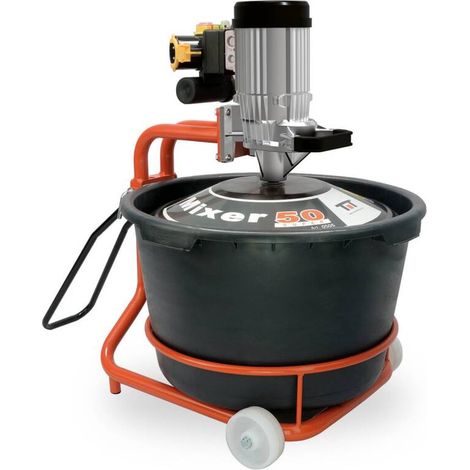 Miscelatore colla malta con frusta e secchio 115v 65lt Battipav mixer 50 super (1/5)