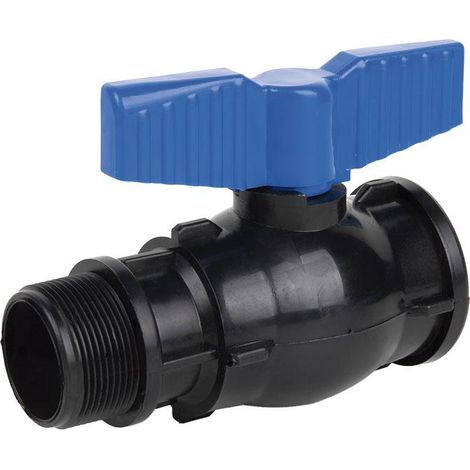 COFAN válvula de bola rosca m-h pp pn16 1 1/2 x 1 1/2 , Válvula de bola con rosca hembra BSP y rosca macho BSP de la misma medida para tuberías de polietileno (PE).Adecuada para tr (1/4)
