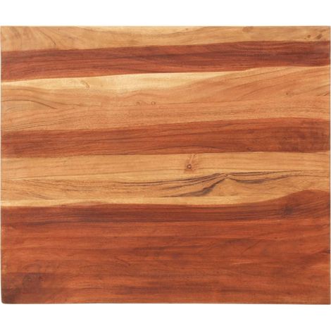 Dessus de table Plateau De Table Plan de travail Bois solide 25-27 mm 60x70 cm BZTHBS392018 (1/5)