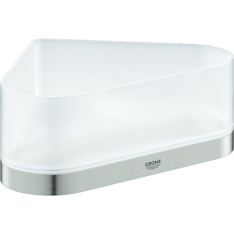 Etagère de douche d'angle SELECTION avec support acier