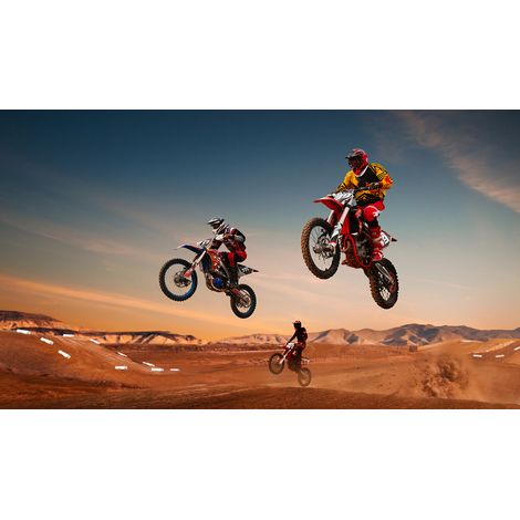 Papier peint panoramique Motocross - 130 cm x 75 cm (1/2)