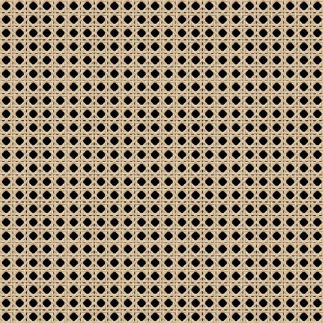 Papier peint autocollant, motif cannage beige et grille noire, adhésif épais 44x500CM, décor amovible imitation rotin tressé pour rénovation murale (1/5)