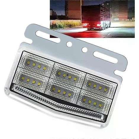 Feu de position latéral étanche à LED 24 V pour camion, jaune et blanc (1/5)