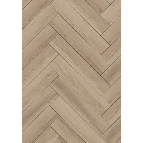 Mexen Palmdale  pannelli vinilici a spina di pesce 570 x 95 mm LVT Dryback 2,5 mm, supporto in PVC, 4 V-Fuga, Rovere (1/2)