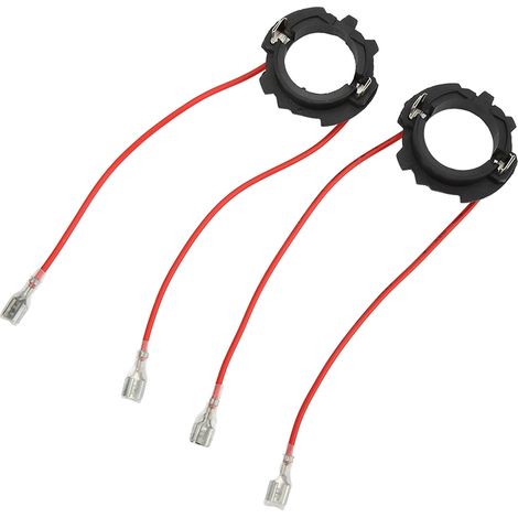 Lot de 2 supports d'ampoules de phares, fiables, durables, faciles à remplacer, pratiques et compacts. Adaptateur LED pour H7. (1/5)