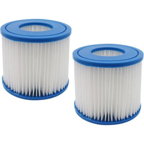 2 Pack D-Type Pool Filter Filter, Replacement Filter Cartridge for Summer Waves P57100102, SFS-350 RP-350 RP-400 RP-600 RX-600 (1/5)