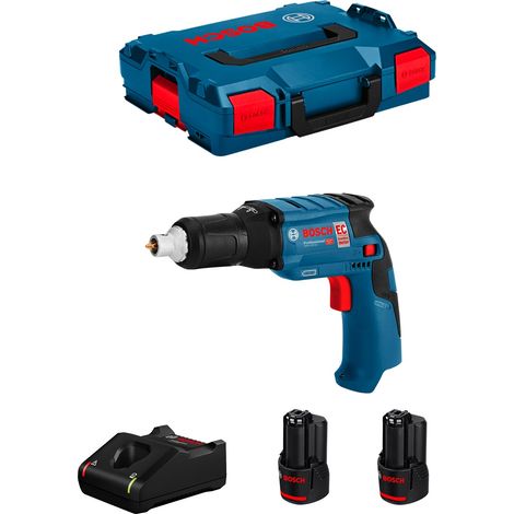 Trockenbauschrauber BOSCH GTB 12V-11 (2 x 3,0 Ah + GAL12V-40 + L-Boxx 102)